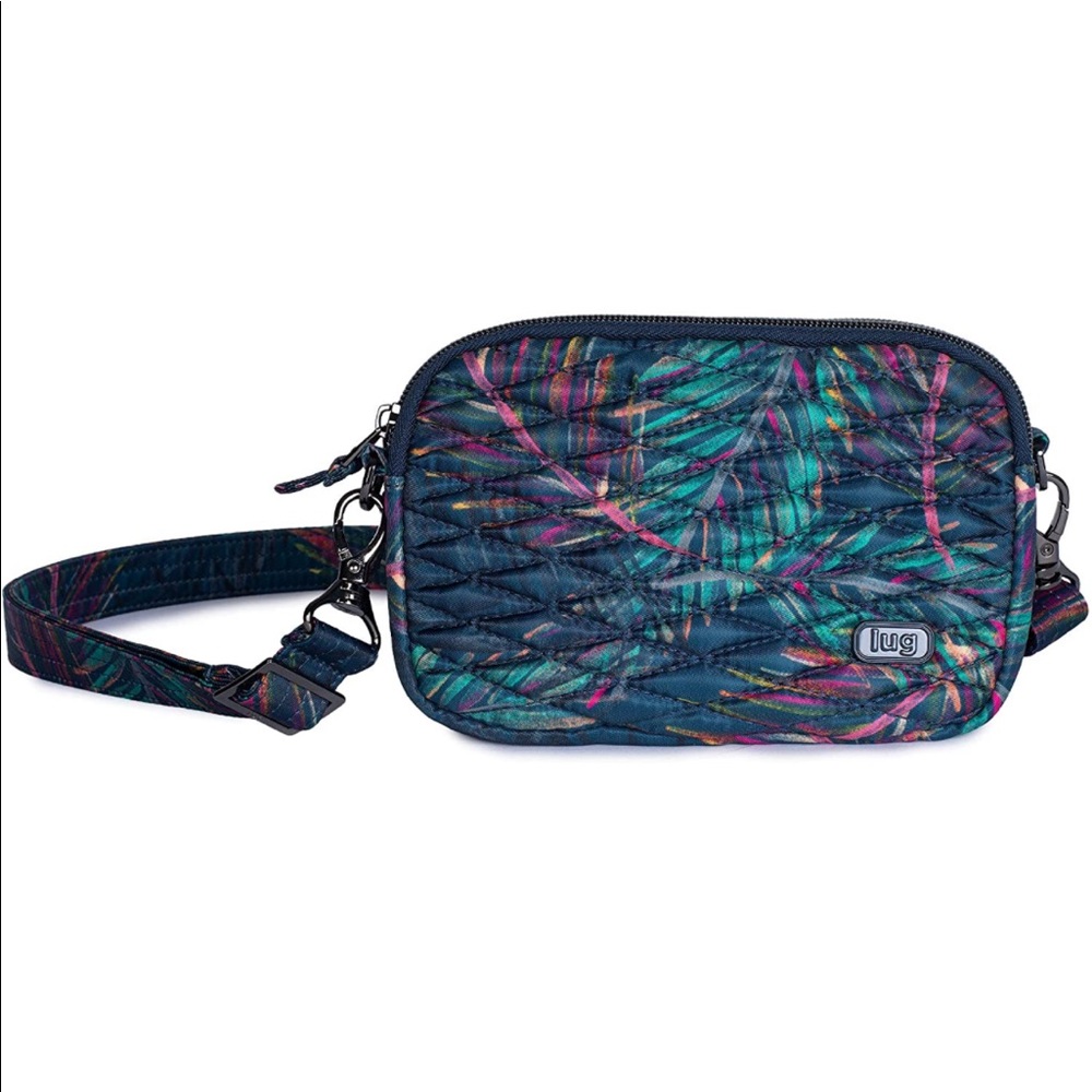 Lug Coupe Tropical Print Crossbody Purse NWT